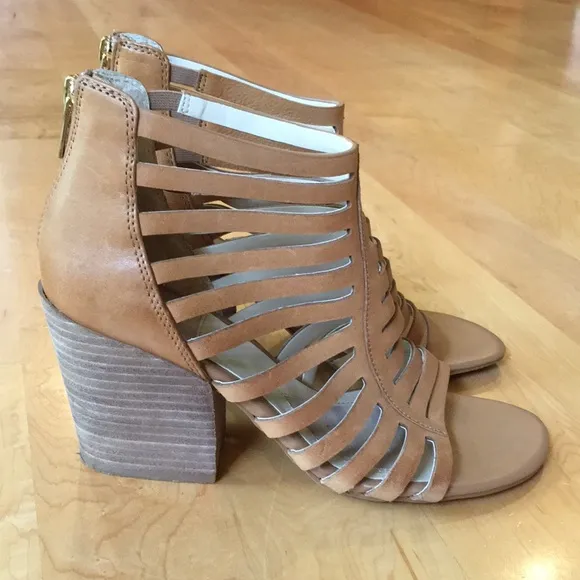 ISOLA | Strappy Leather Block Heel Bootie Sandals