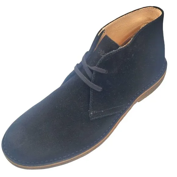 Italy Astorflex Greenflex Desert Men's size 11 Black Suede Chukka Boots 44