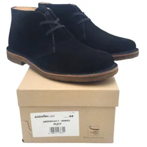 Italy Astorflex Greenflex Desert Men's size 11 Black Suede Chukka Boots 44