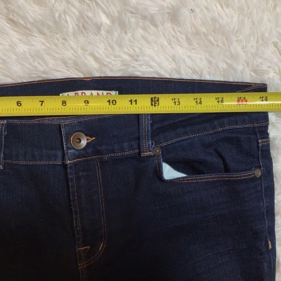 J Brand Lovestory Flare Trouser Anthropologie 32 Ink Like Dojo Dark Stretch 31