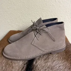 J. Crew  Chukka Ankle Boot Mens 9.5 Suede Desert Boot Lace-Up Plain Toe‎ Preppy