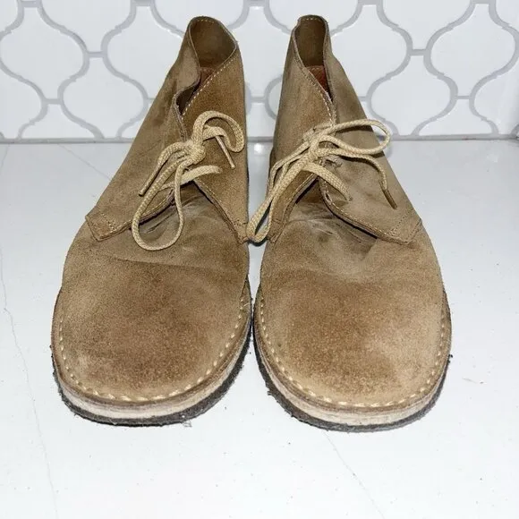 J. Crew Macalister 79438 Suede Gum Sole Desert Chukka Boots Men Size 10