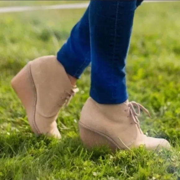 J. Crew Macalister Wedge Boots size 8