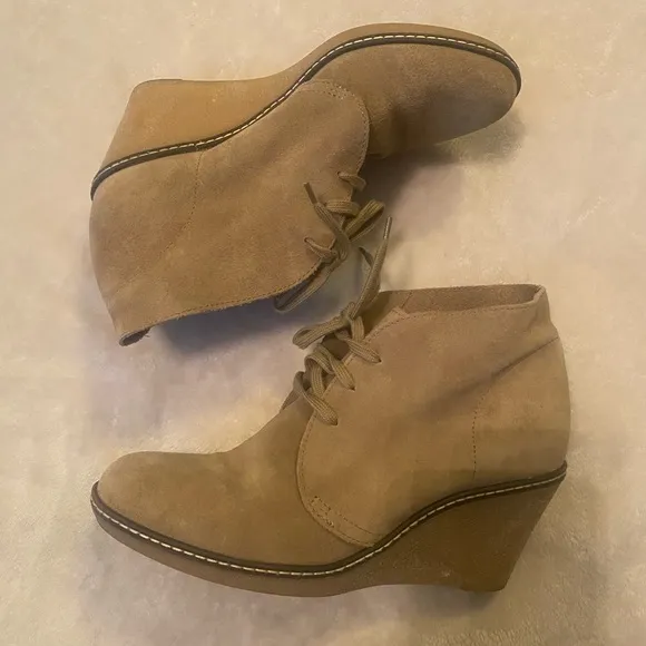 J. Crew Macalister Wedge Boots size 8