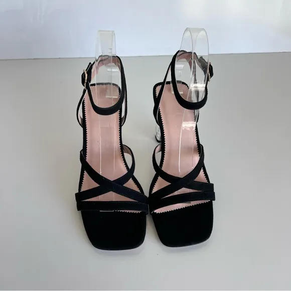J. Crew Women’s Strappy Lucite Heel Sandals