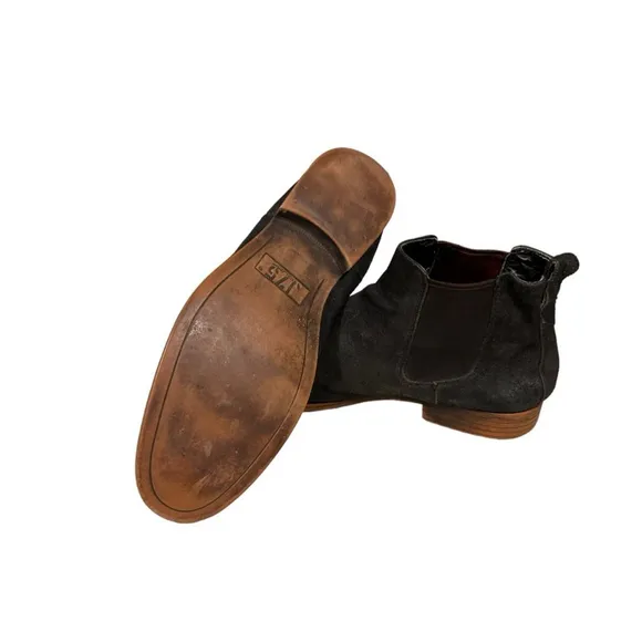 J75 by JUMP Men's Black Grey Suede Chelsea Boots Size 10.5​​