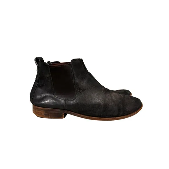 J75 by JUMP Men's Black Grey Suede Chelsea Boots Size 10.5​​
