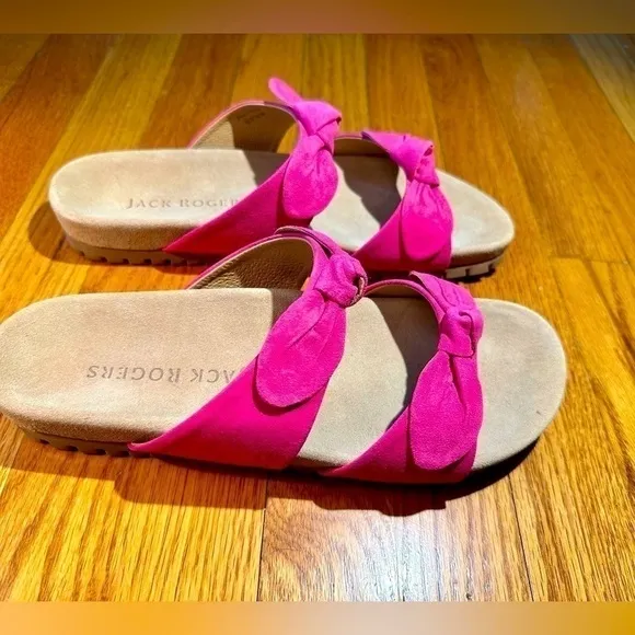 Jack Rogers NEW ladies Rose Double Knot Comfort Sandals