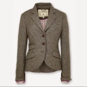 Jack Wills Lambswool Blazer with Pinstriped Lining