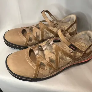 Jambu Tangerine  Leather Sandals 7.5