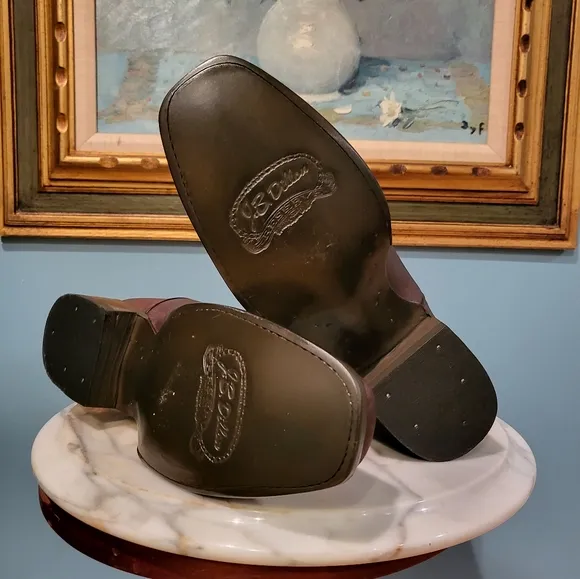 J.B. DILLON western leather boots