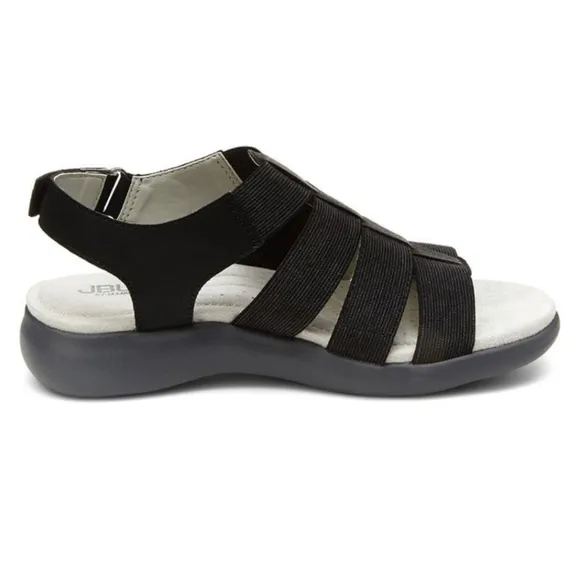 👣JBU ,🇺🇲by JAMBU Black Morgan Strappy Sandals