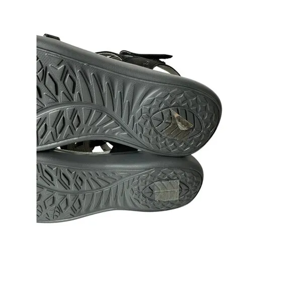 JBU By Jambu Lesley  Women's 7.5M Black Shimmer Strappy Sandals With Embellished