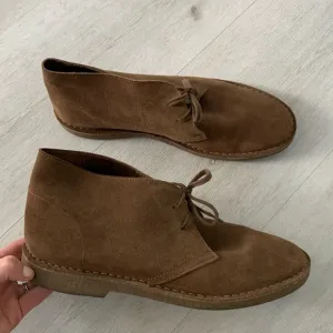 J.Crew Desert boots made in Italy suede leather lace up Chukka brown men’s