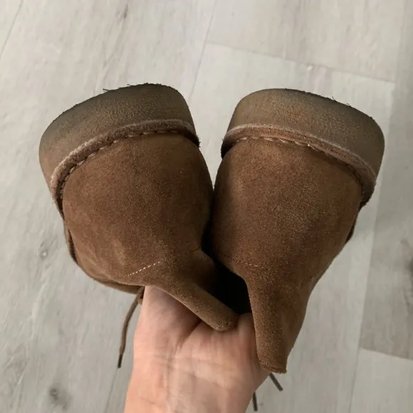 J.Crew Desert boots made in Italy suede leather lace up Chukka brown men’s