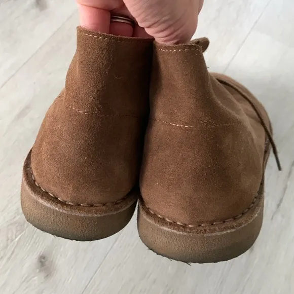 J.Crew Desert boots made in Italy suede leather lace up Chukka brown men’s
