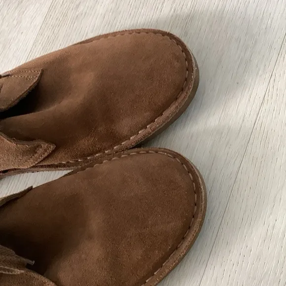 J.Crew Desert boots made in Italy suede leather lace up Chukka brown men’s