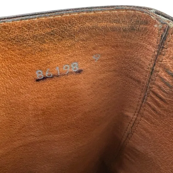 J.Crew Leather Riding Knee High Boots Brown Size 9