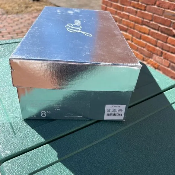 J Crew Marie Crystal Bow Satin Loafers NIB