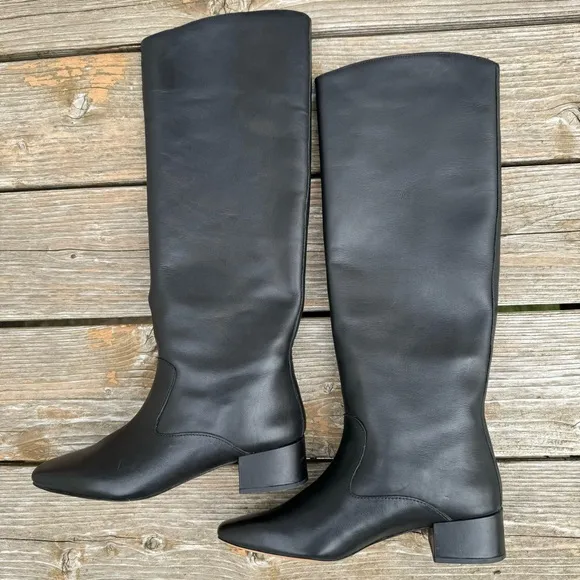 J.crew Roxie knee-high boots in leather BA737 Size 5.5