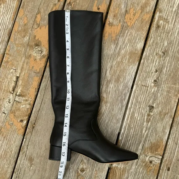J.crew Roxie knee-high boots in leather BA737 Size 5.5