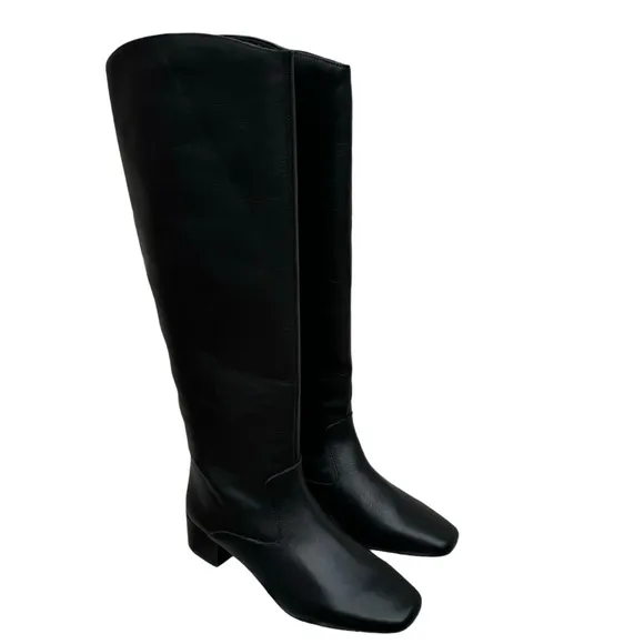 J.crew Roxie knee-high boots in leather BA737 Size 5.5