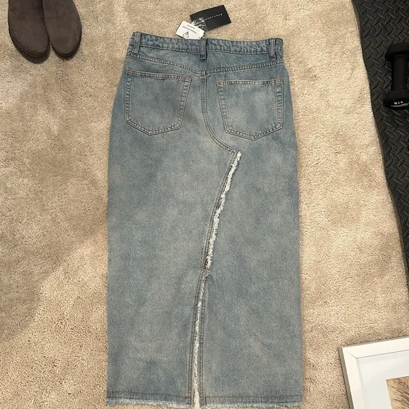 Jean skirt- never been worn- still has tag!!
