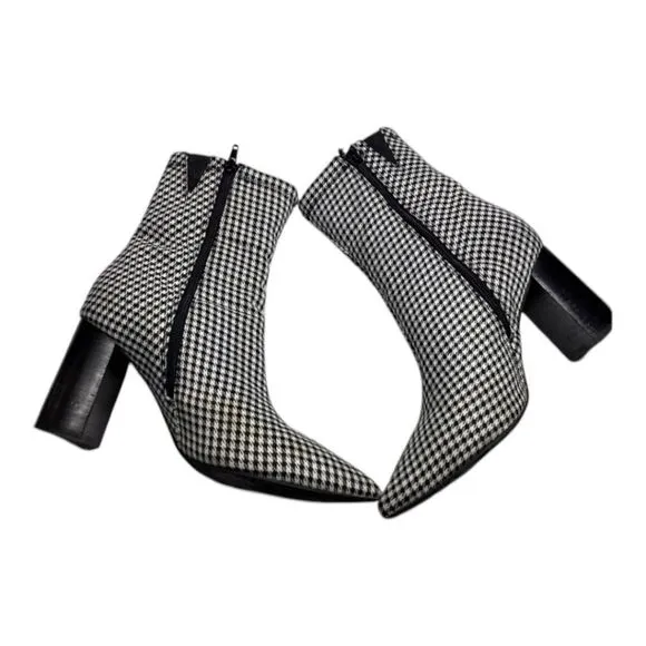 Jeffrey campbell Ginhgam Coma stretch  Ankle boots