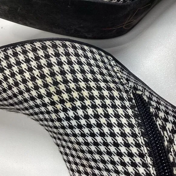 Jeffrey campbell Ginhgam Coma stretch  Ankle boots