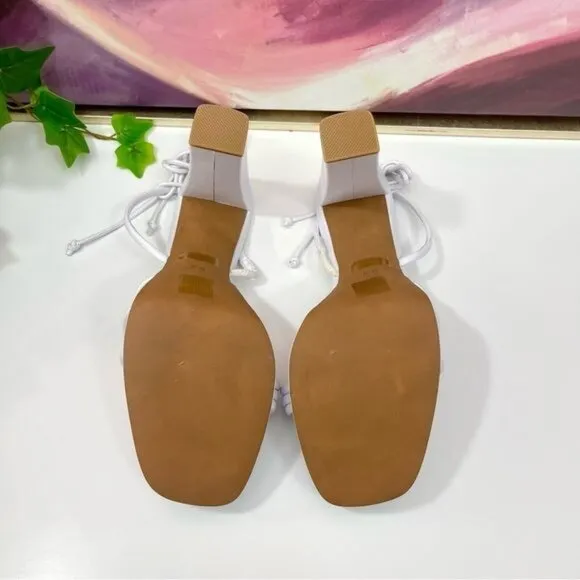 Jeffrey Campbell Presecco Sandal in White Size 9.5