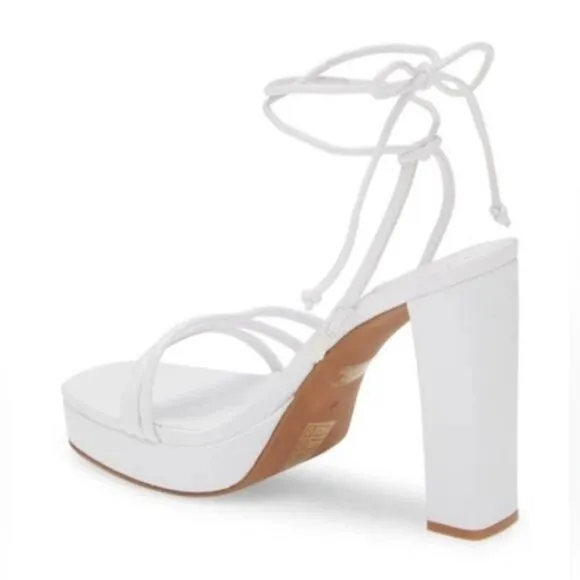 Jeffrey Campbell Presecco Sandal in White Size 9.5