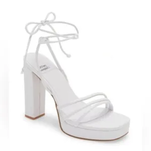Jeffrey Campbell Presecco Sandal in White Size 9.5
