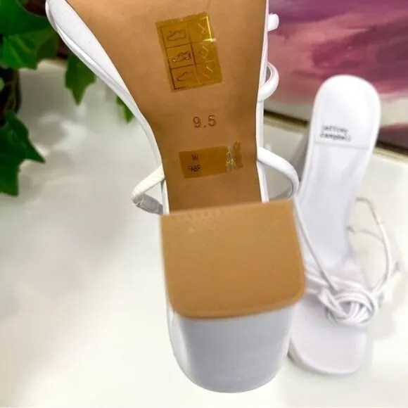 Jeffrey Campbell Presecco Sandal in White Size 9.5