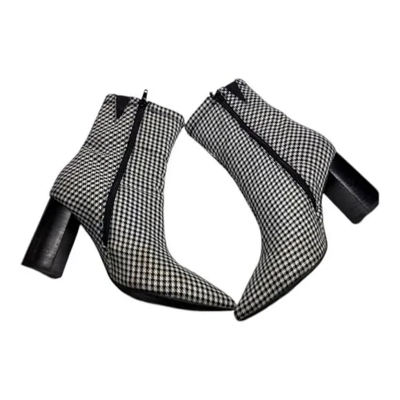 Jeffrey campbell Ginhgam Coma stretch  Ankle boots