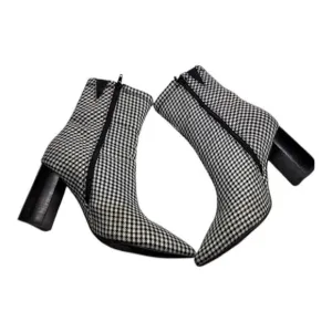 Jeffrey campbell Ginhgam Coma stretch  Ankle boots