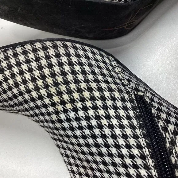 Jeffrey campbell Ginhgam Coma stretch  Ankle boots