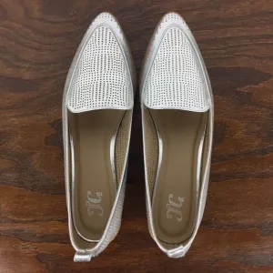 JG Silver Loafers Size 8-1/2