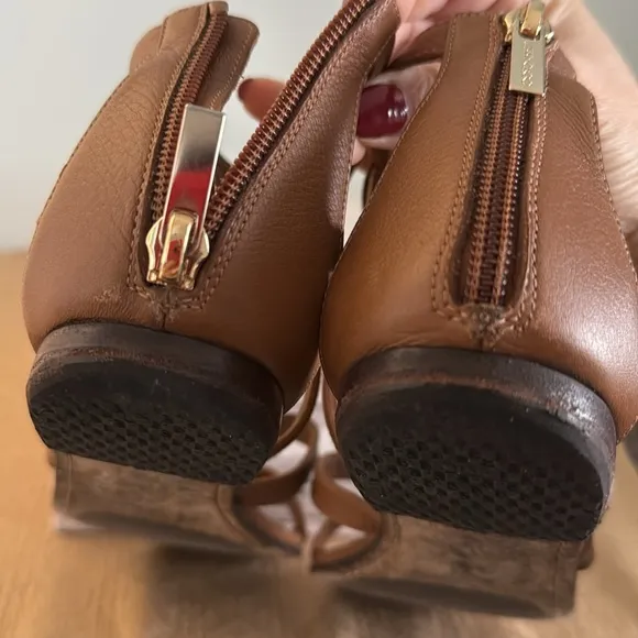 Jimmy Choo Brown Gladiator Sandals