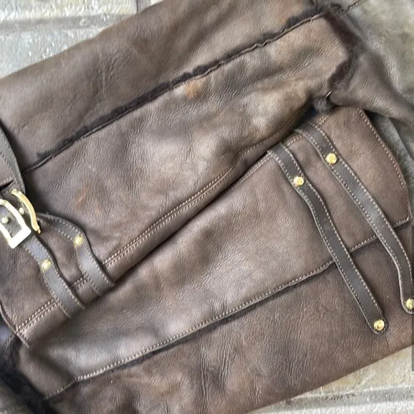 Jimmy Choo Shearling Riding Boots