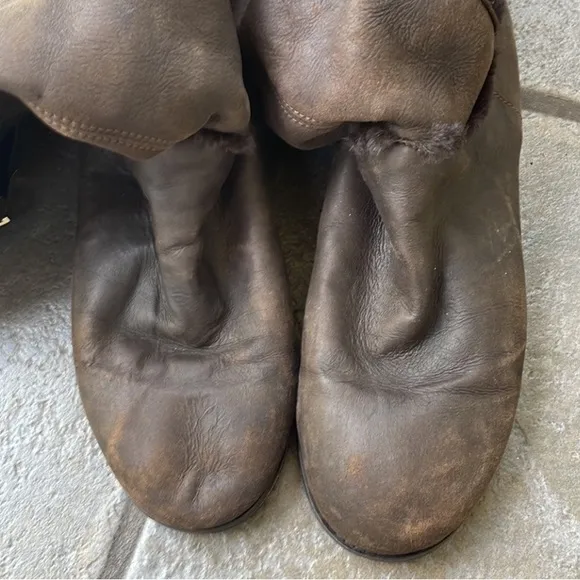 Jimmy Choo Shearling Riding Boots