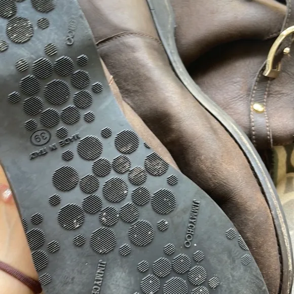 Jimmy Choo Shearling Riding Boots