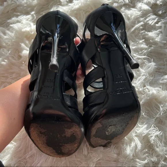 Jimmy Choo Strappy Leather Sandals