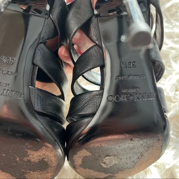Jimmy Choo Strappy Leather Sandals