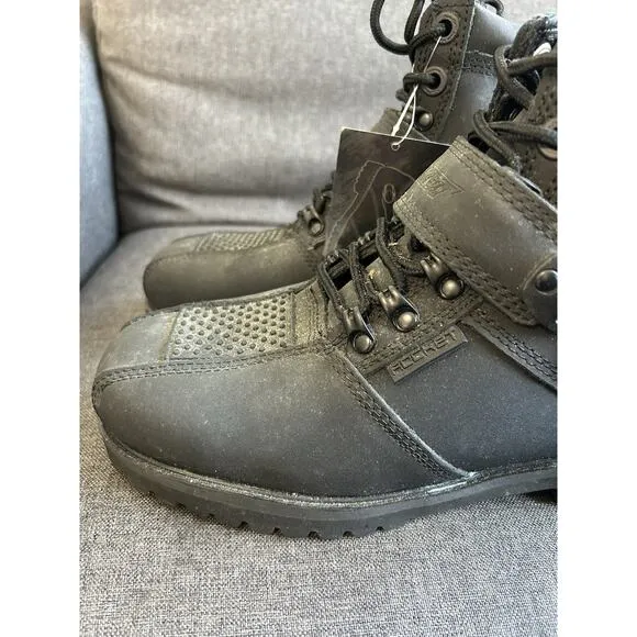 Joe Rocket Big Bang 2.0 Mens Size 8 Motorcycle Riding Boots Black 1287-0011