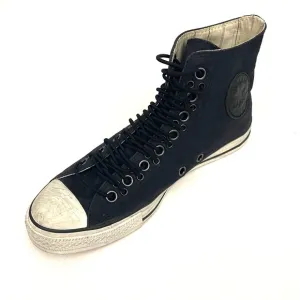 John Varvatos Converse All Star Multi Eyelet Hi Top Blue Canvas Men’s Size 8.5