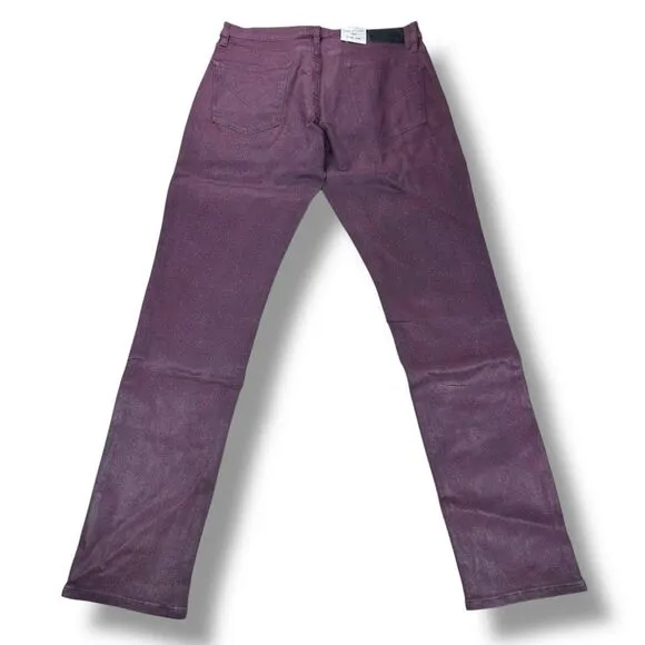 John Varvatos J702 Slim Fit Jeans Mens Size 38x32 in Oxblood
