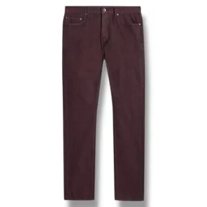 John Varvatos J702 Slim Fit Jeans Mens Size 38x32 in Oxblood