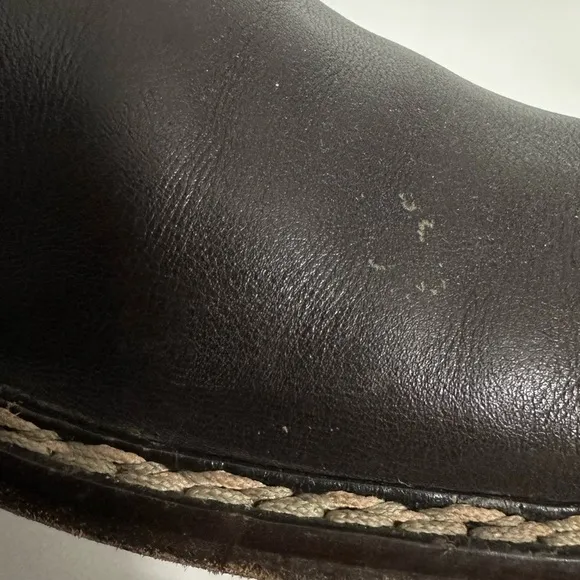 John Varvatos Leather Slip On Loafers Brown