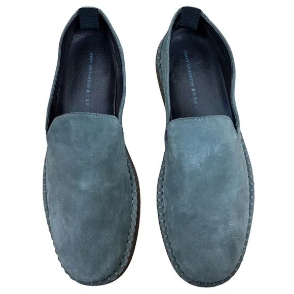 John Varvatos Star USA Zander Suede Slip On Loafers Gray Men’s Size 11M