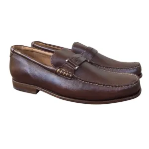 Johnston &amp; Murphy Brown Sheepskin Slip On Loafers